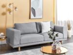 MAXISHOP Italia Collection Canapea cu 3 locuri NIVALA Gri deschis Canapea