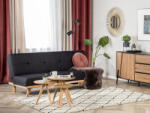 MAXISHOP Italia Collection Canapea extensibila cu 3 locuri FROYA Negru Canapea