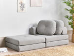 MAXISHOP Italia Collection Canapea extensibila single OLDEN Gri deschis Canapea