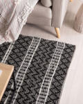 MAXISHOP Italia Collection Covor FEHIMLI Negru 140 x 200 cm Piele naturala Covor