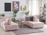 MAXISHOP Italia Collection Set de living modular cu 4 locuri TIBRO Roz
