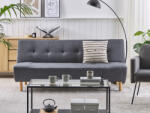 MAXISHOP Italia Collection Canapea extensibila cu 3 locuri ALSTEN Gri inchis Canapea