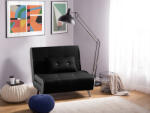 MAXISHOP Italia Collection Canapea extensibila single FARRIS Negru Canapea