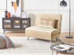 MAXISHOP Italia Collection Canapea extensibila single FARRIS Catifea Nisipiu Canapea