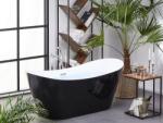 Maxishop Cada freestanding ANTIGUA 160 x 76 cm Negru