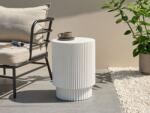 MAXISHOP Italia Collection Masa laterala BICCARI Alb Masa de cafea