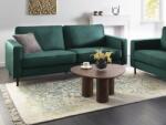 MAXISHOP Italia Collection Canapea cu 3 locuri SAVALEN Catifea Verde inchis Canapea