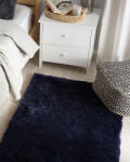 MAXISHOP Italia Collection Covor shaggy EVREN Albastru inchis 80 x 150 cm Covor