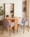 MAXISHOP Italia Collection Set de 2 scaune dining ALBEE Roz