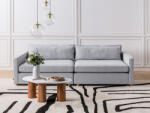 MAXISHOP Italia Collection Canapea cu 3 locuri VINSTRA Gri Canapea