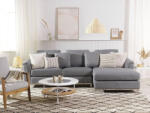 MAXISHOP Italia Collection Coltar cu 4 locuri OSLO Gri deschis Stanga