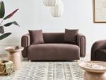 MAXISHOP Italia Collection Canapea cu 2 locuri LILLEROD Maro inchis Canapea
