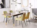 MAXISHOP Italia Collection Masa de dining extensibila CALIFORNIA Maro inchis 160 200 cm 90 cm