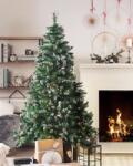 Maxishop Brad de Craciun artificial LED PALOMAR 180 cm Verde inchis
