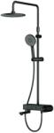 Joy Sistem dus X-Joy F0785B322, baterie termostatata, finisaj negru mat