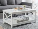 MAXISHOP Italia Collection Masuta de cafea FOSTER Alb Masa de cafea