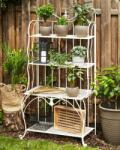 Maxishop Unitate de rafturi PAVONA Metal 94 cm 50 cm Bej deschis Raft