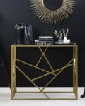MAXISHOP Italia Collection Masa consola ORLAND Sticla Auriu