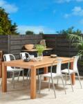 MAXISHOP Italia Collection Set de 4 scaune de gradina SPEZIA Alb