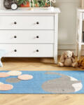MAXISHOP Italia Collection Covor pentru copii BALABANG Albastru 80 x 150 cm Bumbac Covor