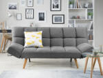MAXISHOP Italia Collection Canapea extensibila cu 2 locuri INGARO Gri inchis Canapea
