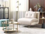 MAXISHOP Italia Collection Canapea extensibila single VESTFOLD Catifea Bej Canapea