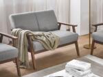 MAXISHOP Italia Collection Canapea cu 2 locuri ASNES Gri Canapea