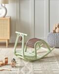 MAXISHOP Italia Collection Balansoar pentru copii ASPRIA Ratan Verde deschis Balansoar calut
