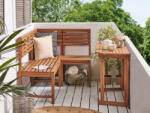 MAXISHOP Italia Collection Masa pentru balcon TREIA 110 cm 47 cm Lemn de acacia Maro