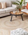 MAXISHOP Italia Collection Covor ARIBA Alb Bej 160 x 230 cm Iuta Covor