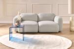 MAXISHOP Italia Collection Canapea cu 3 locuri AFOSS Bej deschis Canapea