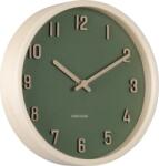 Karlsson Ceas de perete Nervadura, 22 cm, verde închis (KA6116GR)