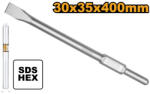 INGCO Lapos vésőszár 30 x 400 mm SDS-Hex (DBC03440012)