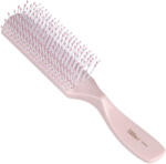 Eurostil Kefe EuroStil Lapos hajkefe műanyag sörtékkel Pink 00570