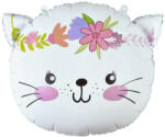 Godan Cat Flower, Cicás fólia lufi 44 cm (MLG184099)