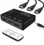 Media-Tech Hdmi Switch Kapcsoló 5 Port 4k Távirányító Automata (MT5207)