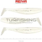 REIVA Flat Minnow shad 12, 5cm 3db/cs (Pearl Dot) (9902-127) - turfishing