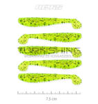 NEVIS Impulse Shad 7.5cm 5db/cs FluoZöld Flitter (9721-823)