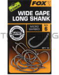 FOX EDGES WIDE GAPE LONG SHANK hosszú szárú bojlis horog 4-es méret (CHK249)