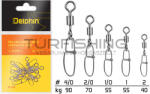 Delphin Rolling swivel with Crosslock snap BN/1/0 (969B04100)