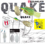 Herakles SPINNERBAIT QUAKE 1 1/2oz 42gr White (ARHKFM03) - turfishing