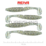 REIVA Zander Power Shad 10cm 4db/cs (Ezüst Flitter) (9901-107)