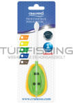 Cralusso Big Rocket Method Kosár+töltő Fluo Zöld (1+1db/csomag) 30 G (58275830) - turfishing