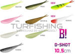 Delphin BOMB! Gumihal D-SHOT / 5db 10, 5cm/Coral (101000659)