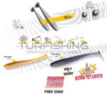 Herakles SHAD-OW105 4.2" 10.5cm Pink Shad (ARHKSO1038) - turfishing
