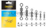 Delphin Hi speed double rolling swivel A-04 BN/6 (969A04006)