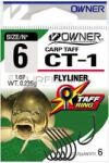 Owner Hooks Ct-1 Carp Taff Flyliner #6 (ct-1-6)
