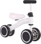 JHT Bicicleta fara pedale JHT pentru copii, 12-36 luni, din Otel Carbon si Plastic, cu Manere si Scaun moale, Scooter de echilibru, Alb (JHT-SCOOTER12CM-Alb)