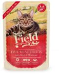 Sam's Field True Meat Fillets for sterilized cats - Beef & Beetroot alutasakos eledel 24 x 85 g - petissimo