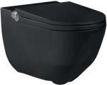 Laufen Cleanet Riva - Elektronikus bidé kerámiával, perem nélküli, SoftClose, LCC, matt fekete H8206917160001 (H8206917160001)